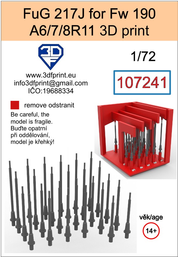 107241 1/72 FuG 217J for Fw 190 A6/7/8R11