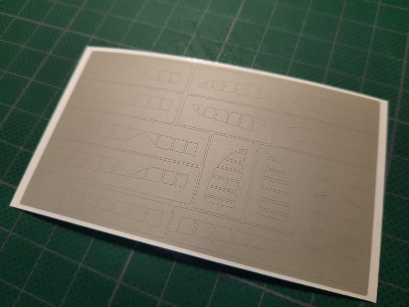 67001 1/72 Bf 109 E masks for control surfaces (for SH)