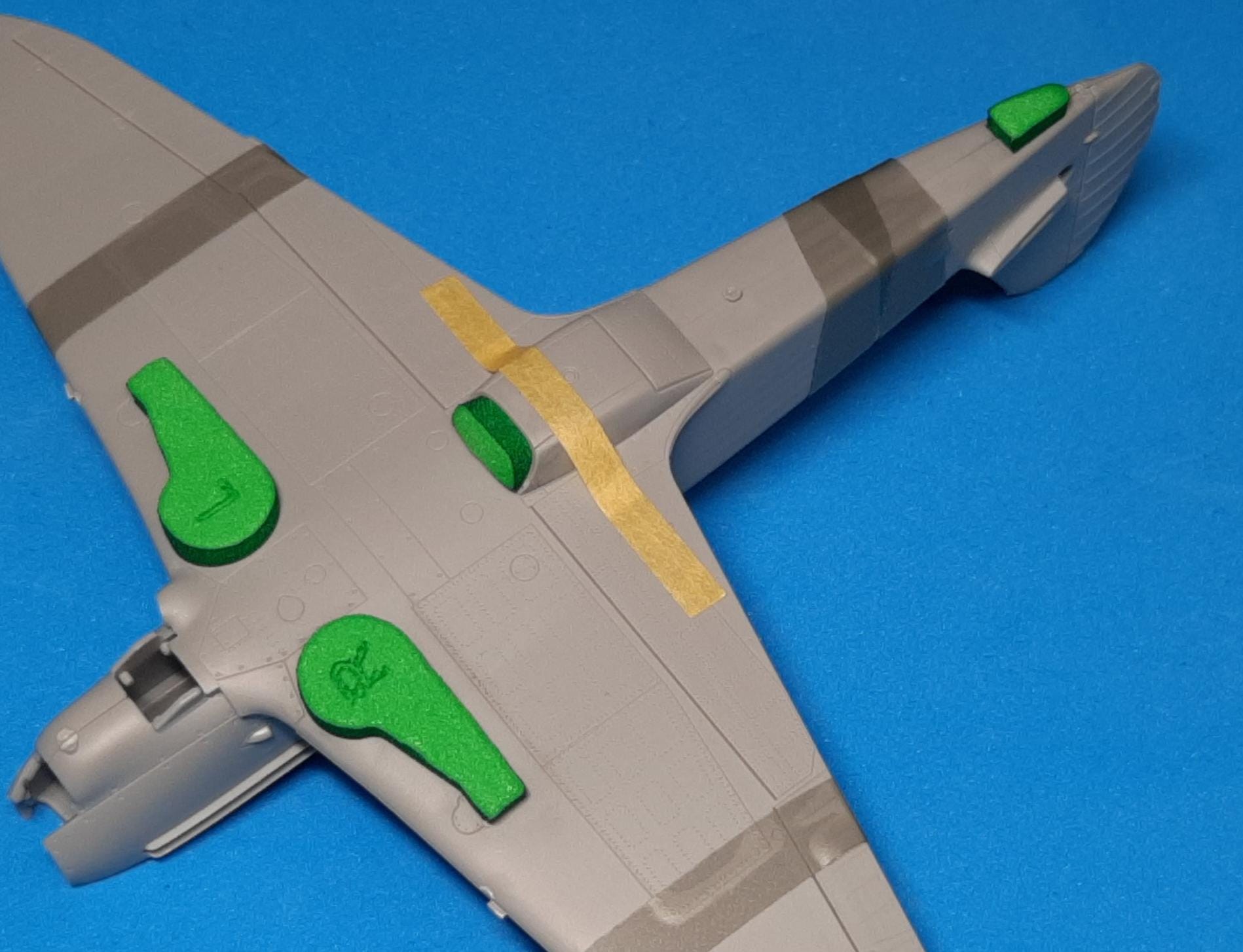 77223 1/72 Jak-1B (Yak-1B) wheel bay plugs (for Arma Hobby)