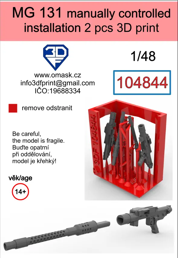 104844 1/48 MG 131 manually controlled instalation