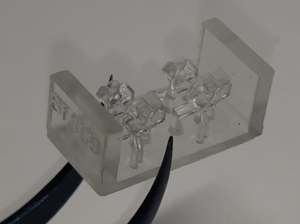 104825 1/48  Revi 12 + Revi 16 for Bf 109 clear 3D print (2+2 pcs)