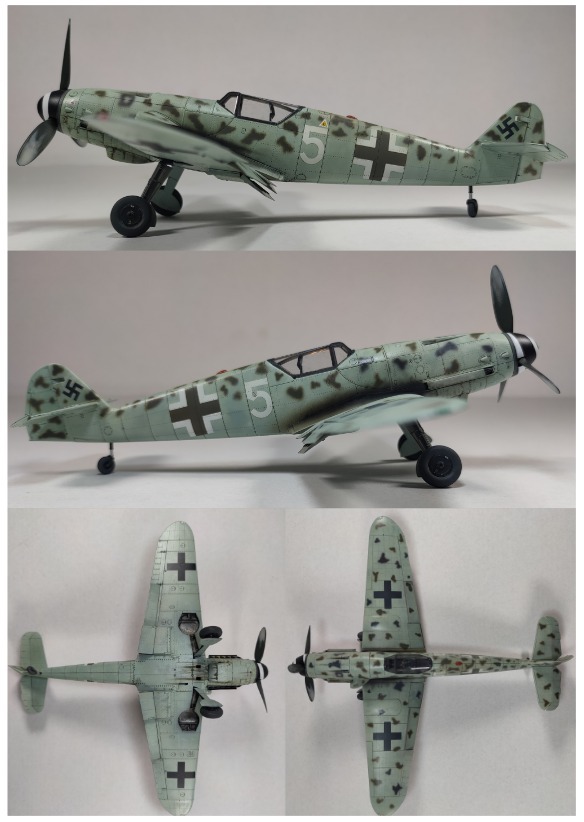 37013 1/72 Bf 109K-4 white 5 (masks for crosses, numbers and spiral)
