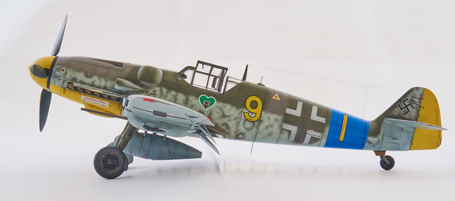 34027 1/48 JBf 109G-6 (yellow 9) for Eduard 11119 marking J