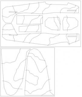 47002 1/72 Spitfire Mk.I camouflage surfaces (podle camo B Eduard 11143) 