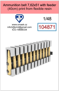 104871 1/48 ammunition belt 7,62x51