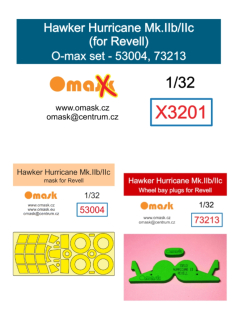 X3201 1/32 Hawker Hurricane Mk.IIb/IIc O-max set (for Revell)