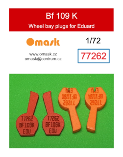 77262 1/72 Bf 109 K wheel bay plugs (for Eduard)