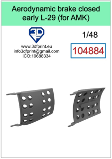 104884 1/48 aerodynamic brake closed early L-29 (AMK)