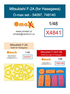 X4841 1/48 Mitsubishi F-2A O-max set (for Hasegawa)