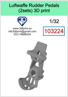 103224 1/32 Luftwaffe rudder pedals (2 sets)