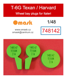 748142 1/48 T-6G Texan / Harvard wheel bay plugs (for Italeri)