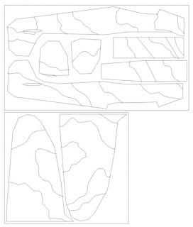 44008 1/48 Spitfire Mk.II camouflage surfaces F.Fajtl kamo J (for Eduard 11146) 