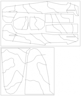 44003 1/48 Spitfire Mk.I camouflage surfaces camo E (for Eduard 11143) 