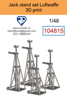 104815 1/48 Jack stand set Luftwaffe 3D print
