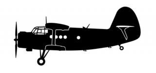 sticker An-2 (18cm white)