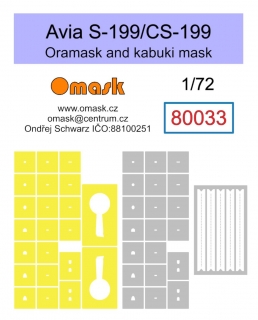80033 1/72 Avia S-199/CS-199 mask