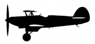 sticker Avia B-534 (15cm black)