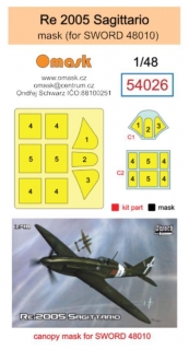 54026 1/48 Re 2005 Sagittario mask (for Sword 48010)