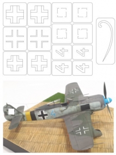 34011 1/48 Fw 190 A-8 (for Eduard 82147, marking B)