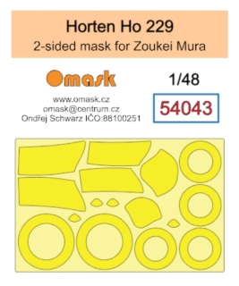 54043 1/48 Horten Ho 229 double-sided mask (for Zoukei Mura)