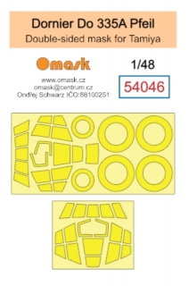 54046 1/48 Dornier Do 335A Pfeil double-sided mask (for Tamiya)