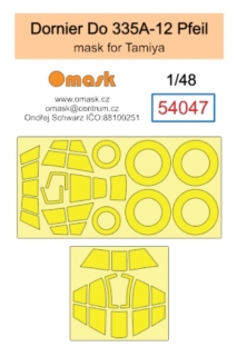 54047 1/48 Dornier Do 335A-12 Pfeil mask (for Tamiya)