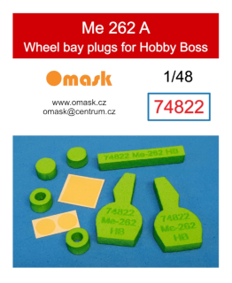 74822 1/48 Me-262 wheel bay plugs (for Hobby Boss)