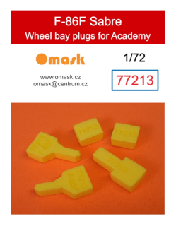 77213 1/72 F-86F Sabre wheel bay plugs (for Academy)