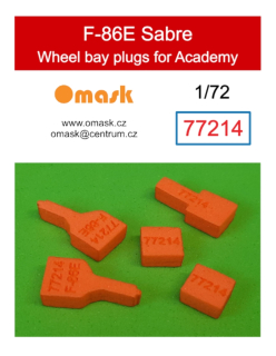 77214 1/72 F-86E Sabre wheel bay plugs (for Academy)