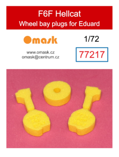 77217 1/72 F6F Hellcat wheel bay plugs (for Eduard)