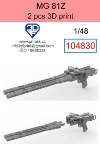 104830 1/48 MG-81Z (2 pcs) 3D print