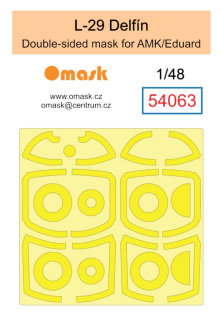 54063 1/48 L-29 Delfín double-sided mask (for AMK / Eduard)