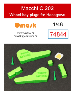 74844 1/48 Macchi C.202 wheel bay plugs (for Hasegawa)