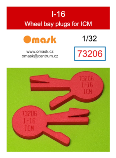 73206 1/32 I-16 wheel bay plugs (for ICM)