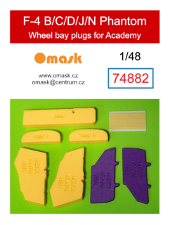 74882 1/48 F-4B/C/D/J/N Phantom wheel bay plugs (for Academy)
