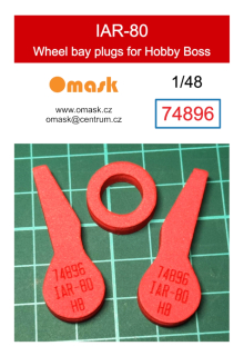 74896 1/48 IAR-80 wheel bay plugs (for Hobby Boss)