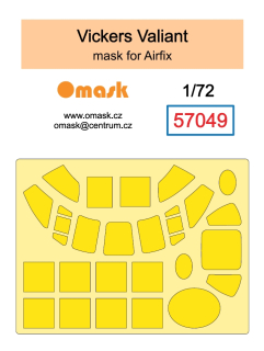 57049 1/72 Vickers Valiant mask (for Airfix)