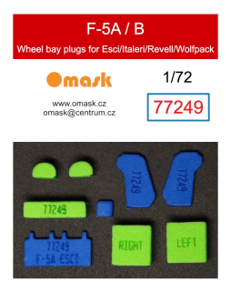77249 1/72 F-5A/B wheel bay plugs (for Esci, Italeri, Revell, Wolfpack))