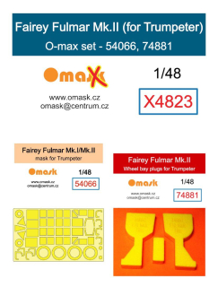 X4823 1/48 Fairey Fulmar Mk.II O-max set (for Trumpeter)