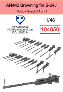 104850 1/48 Guns AN/M2 for B-24J
