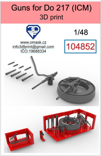 104852 1/48 guns for Do 217 J/N ICM