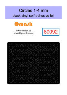 80092 Circles 1-4 mm (Vinyl stickers)