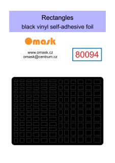 80094 Rectangles 2-5mm (Vinyl stickers)