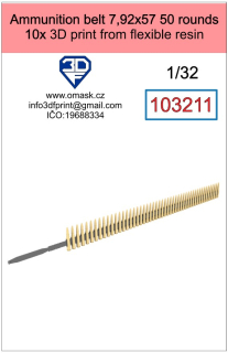 103211 1/32 Ammunition belt 7.92x57