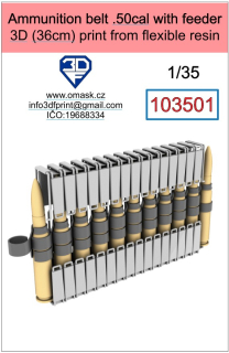 103501 1/35 Ammunition belt .50cal with feeder