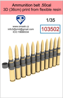 103502 1/35 Ammunition belt .50cal
