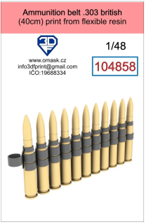 104858 1/48 Ammunition belt .303