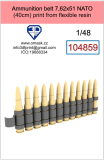 104859 1/48 Ammunition belt 7,62x51 NATO