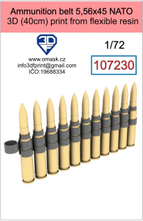 107230 1/72 Ammunition belt 5,56x45 NATO