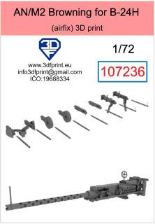 107236 1/72 Guns AN/M2 for B-24H (Airfix)